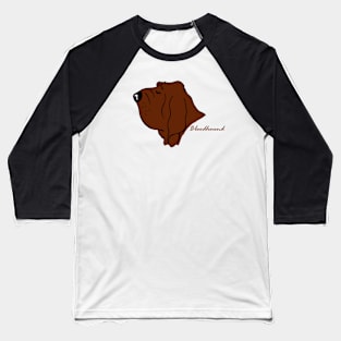 Bloodhound silhouette Baseball T-Shirt